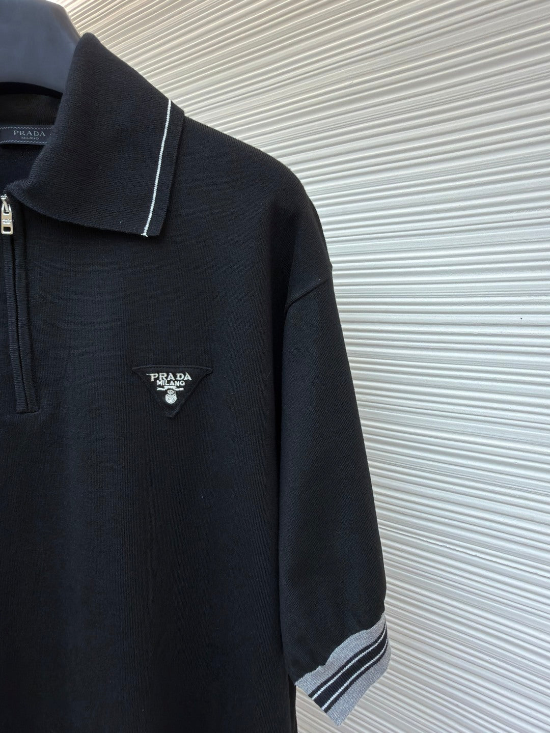 Triangle Logo Zip Cardigan