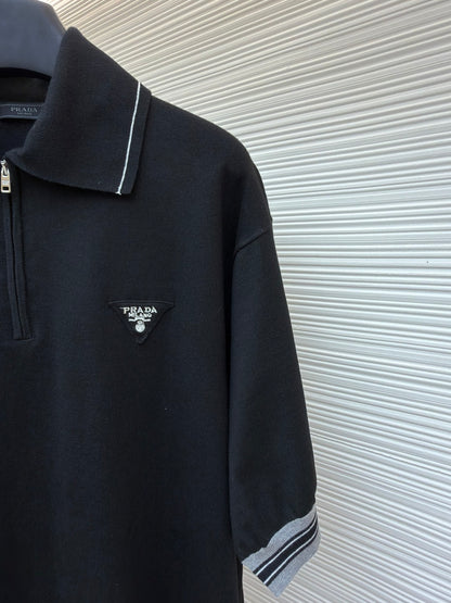 Triangle Logo Zip Cardigan