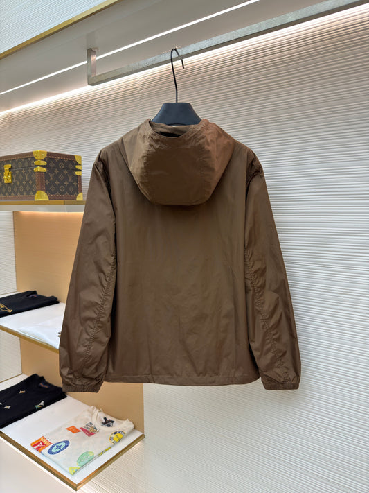 Vintage Check Hooded Jacket