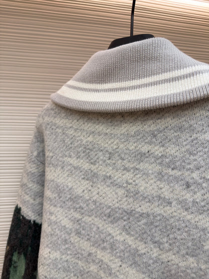 LV Logo Turtleneck Sweater