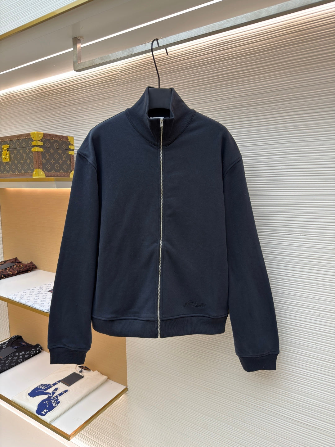 Embroidered Zip Jacket