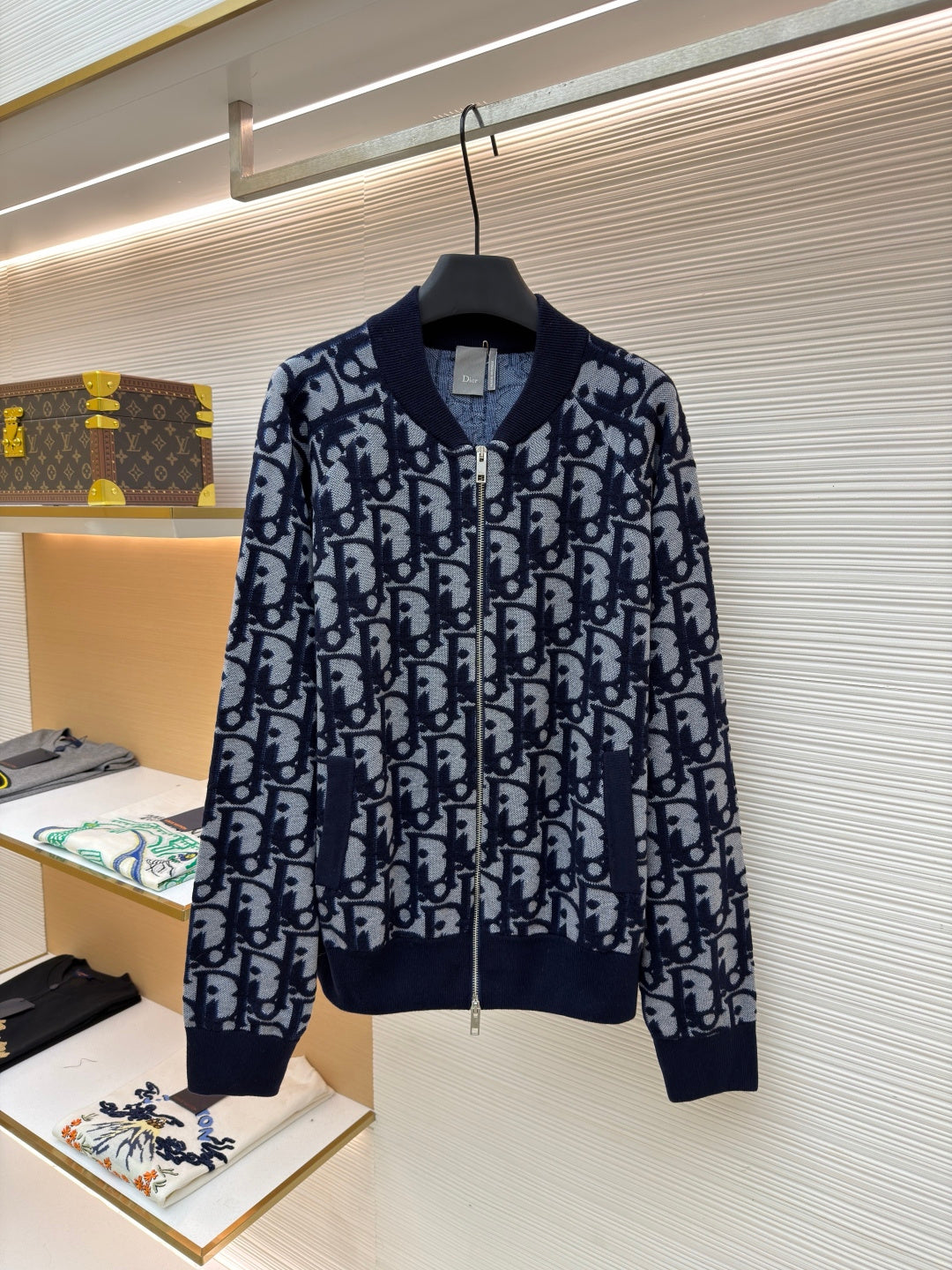CD Logo Knit Cardigan
