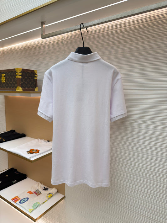 Logo Patch Polo Shirt