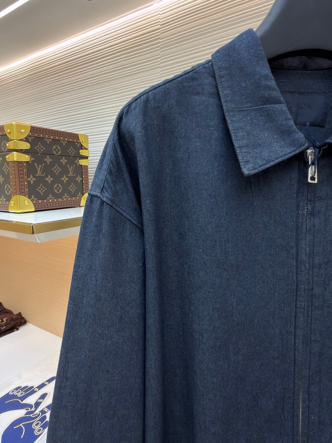 Triangle Logo Denim Jacket