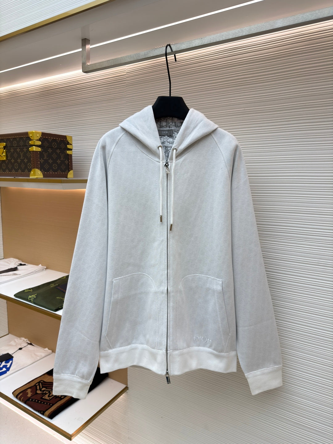 Oblique Cashmere Knit Cardigan
