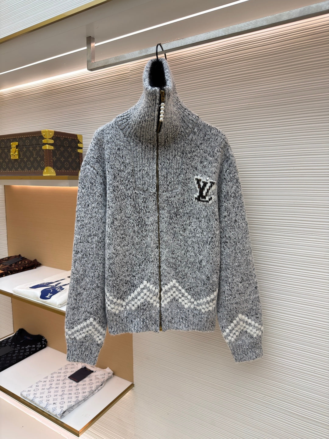 Embroidered Turtleneck Sweater
