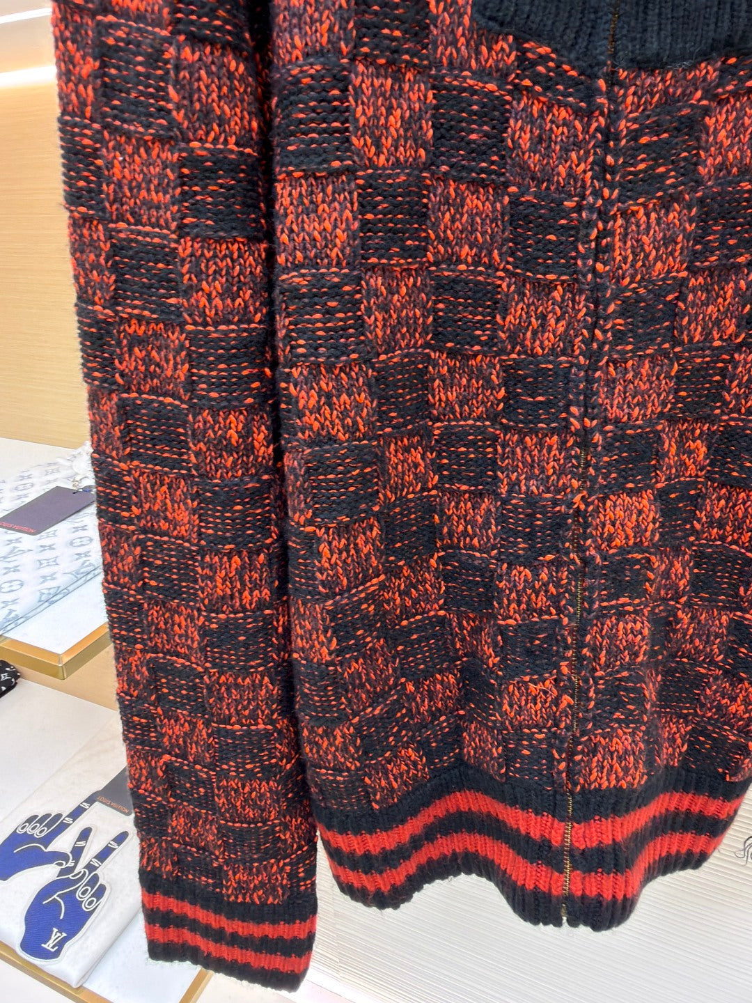 Damier Crewneck Sweater