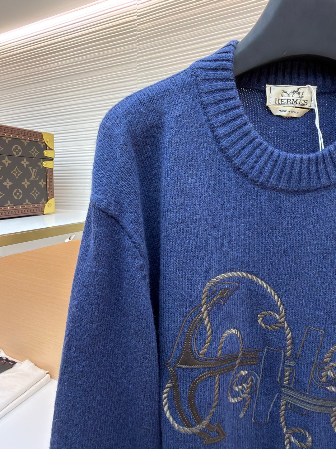Embroidered Crewneck Sweater