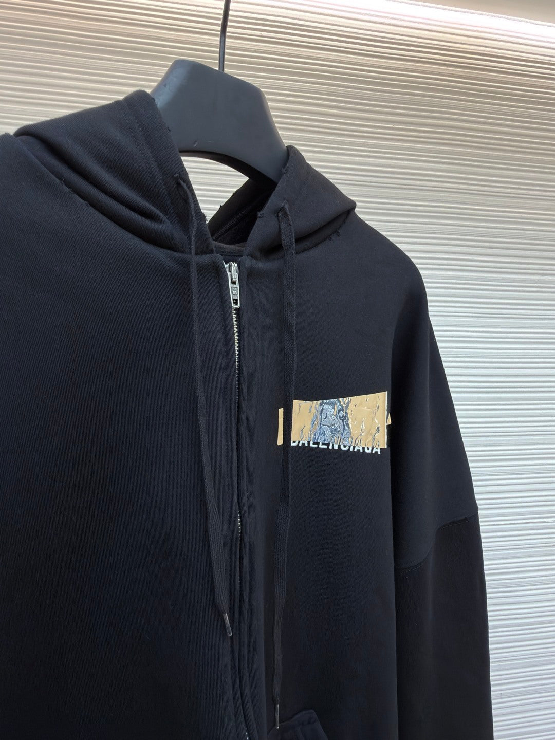 Tape Logo Hooded Jacket