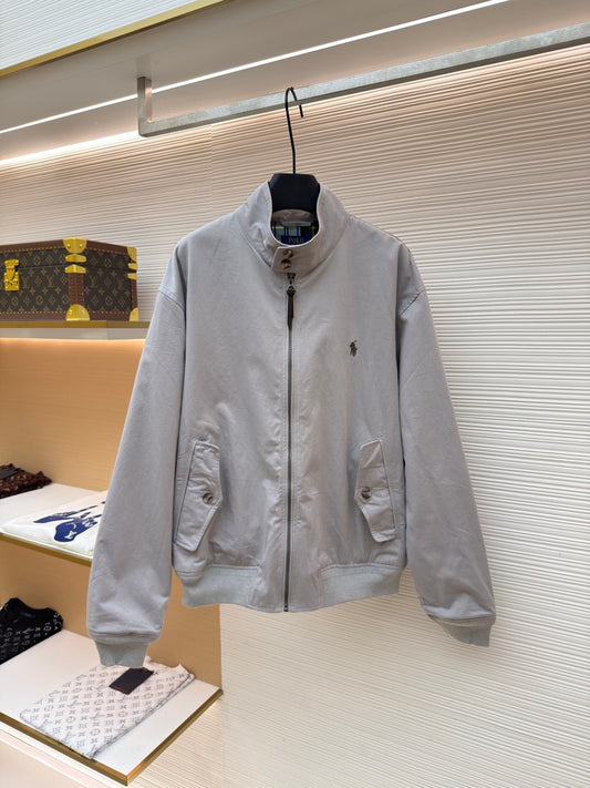 Embroidered Zip Jacket