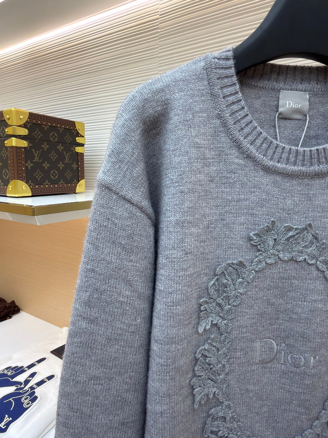 Embroidered Crewneck Sweater