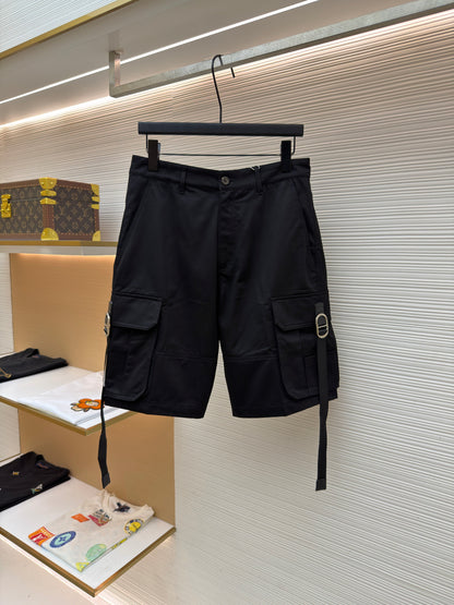 Gabardine Cargo Shorts