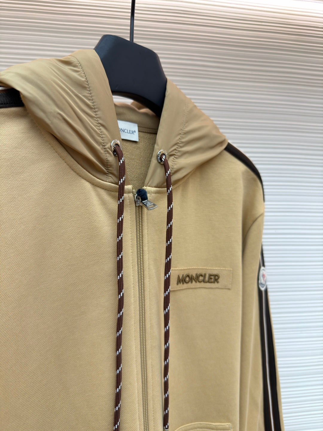 Logo Patch Zip-Up Hoodie
