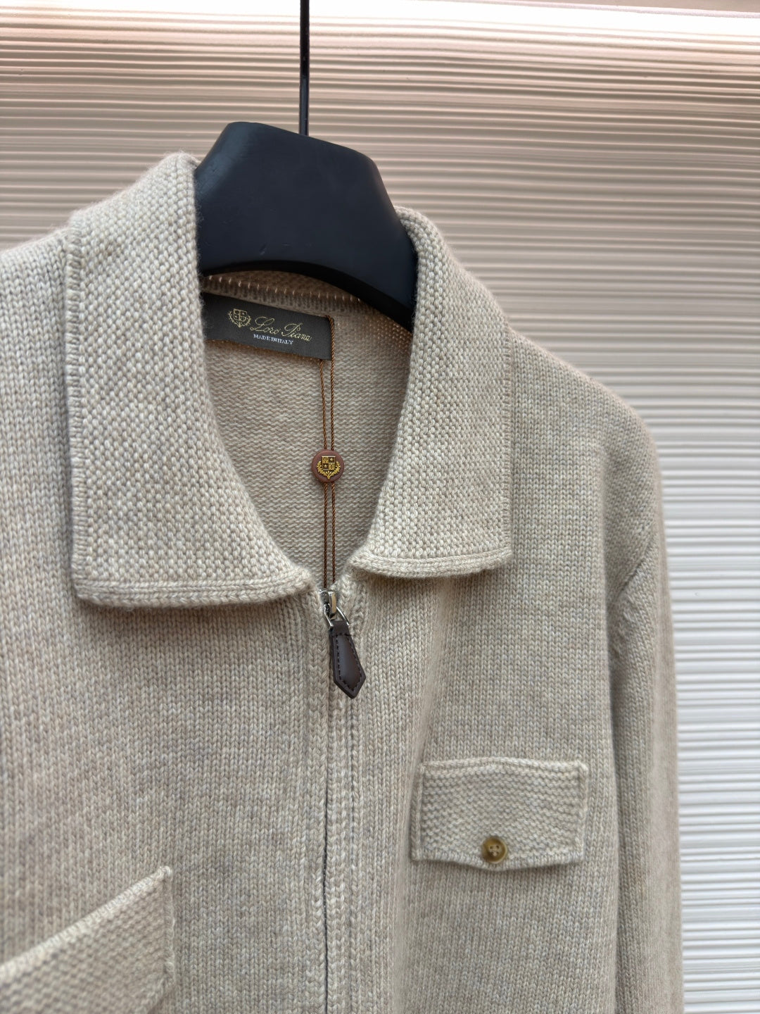 Cashmere Zip Cardigan