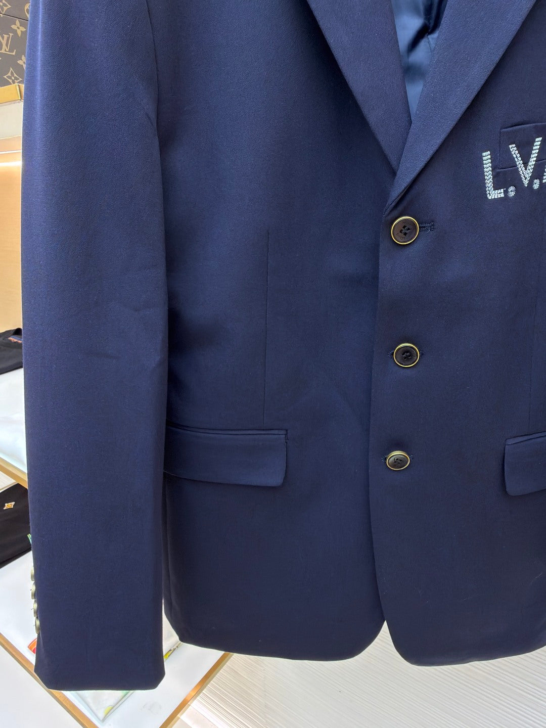 LV Logo Tailored Blazer