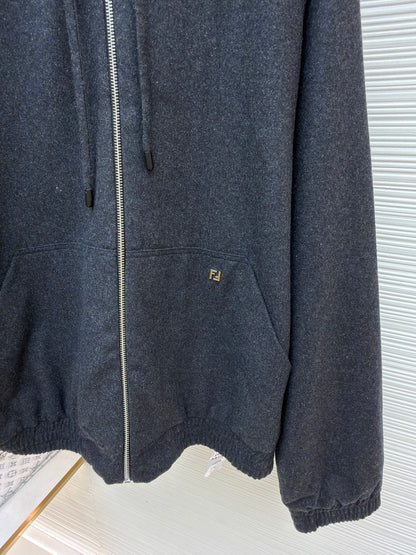 Cashmere Hooded Jacket
