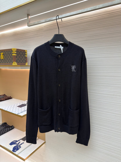 Bow Motif Knit Cardigan
