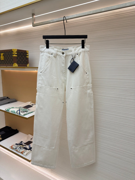 Logo Patch Cargo Trousers
