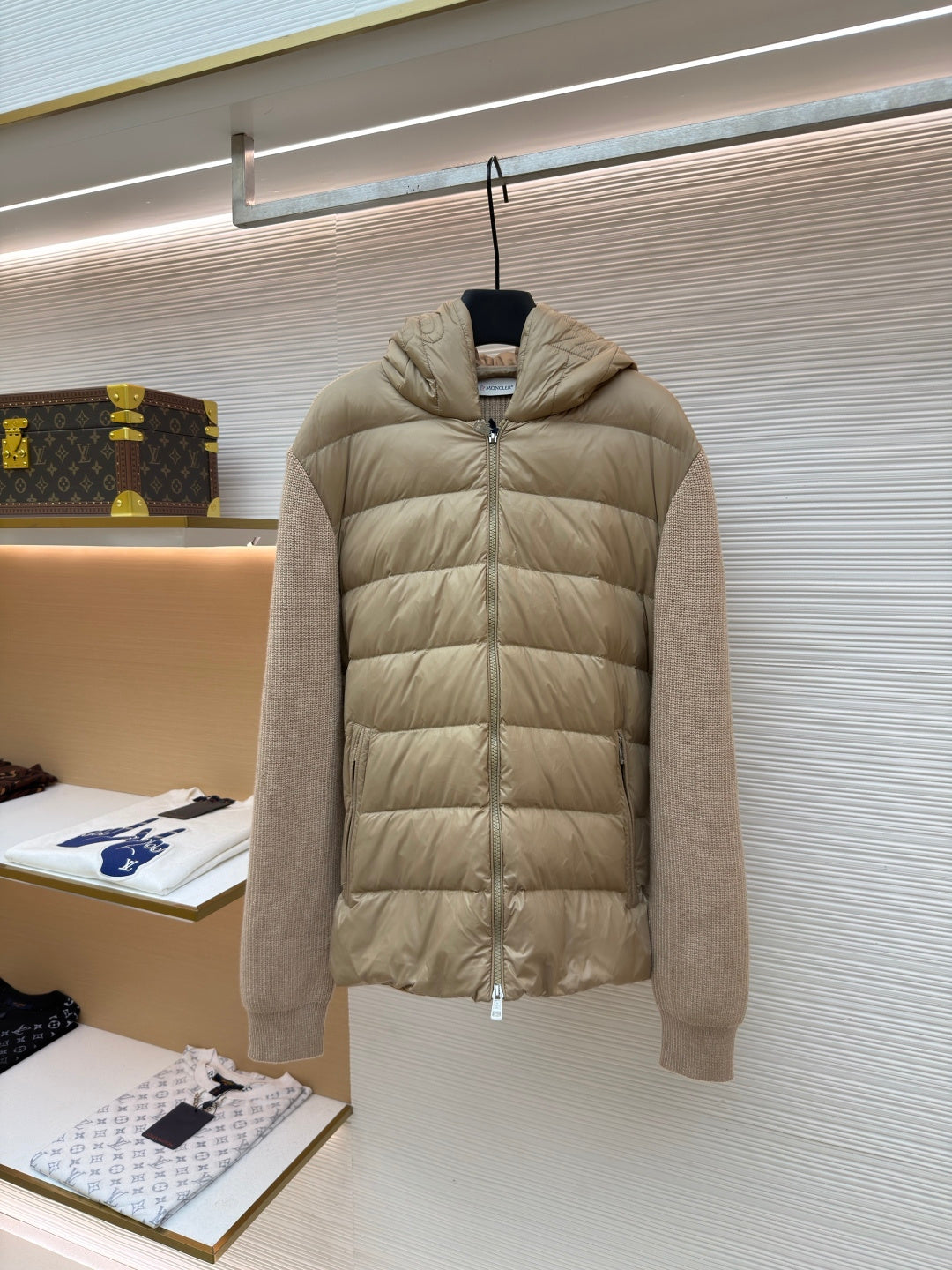 Embroidered Down Jacket