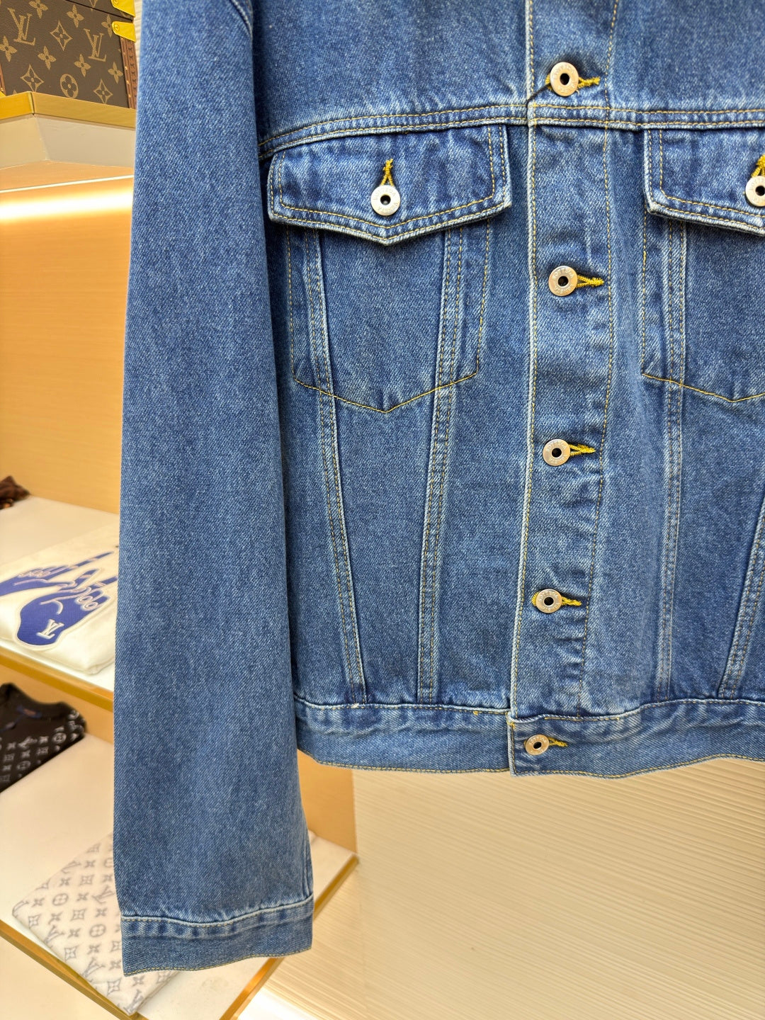 Intrecciato Denim Jacket