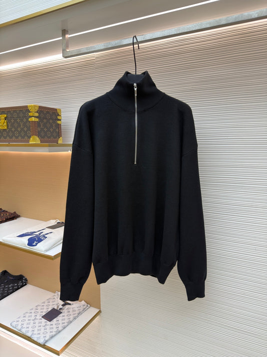 Logo Half-Zip Sweater