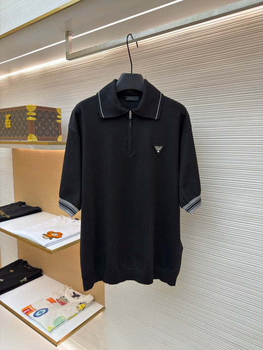 Triangle Logo Zip Cardigan
