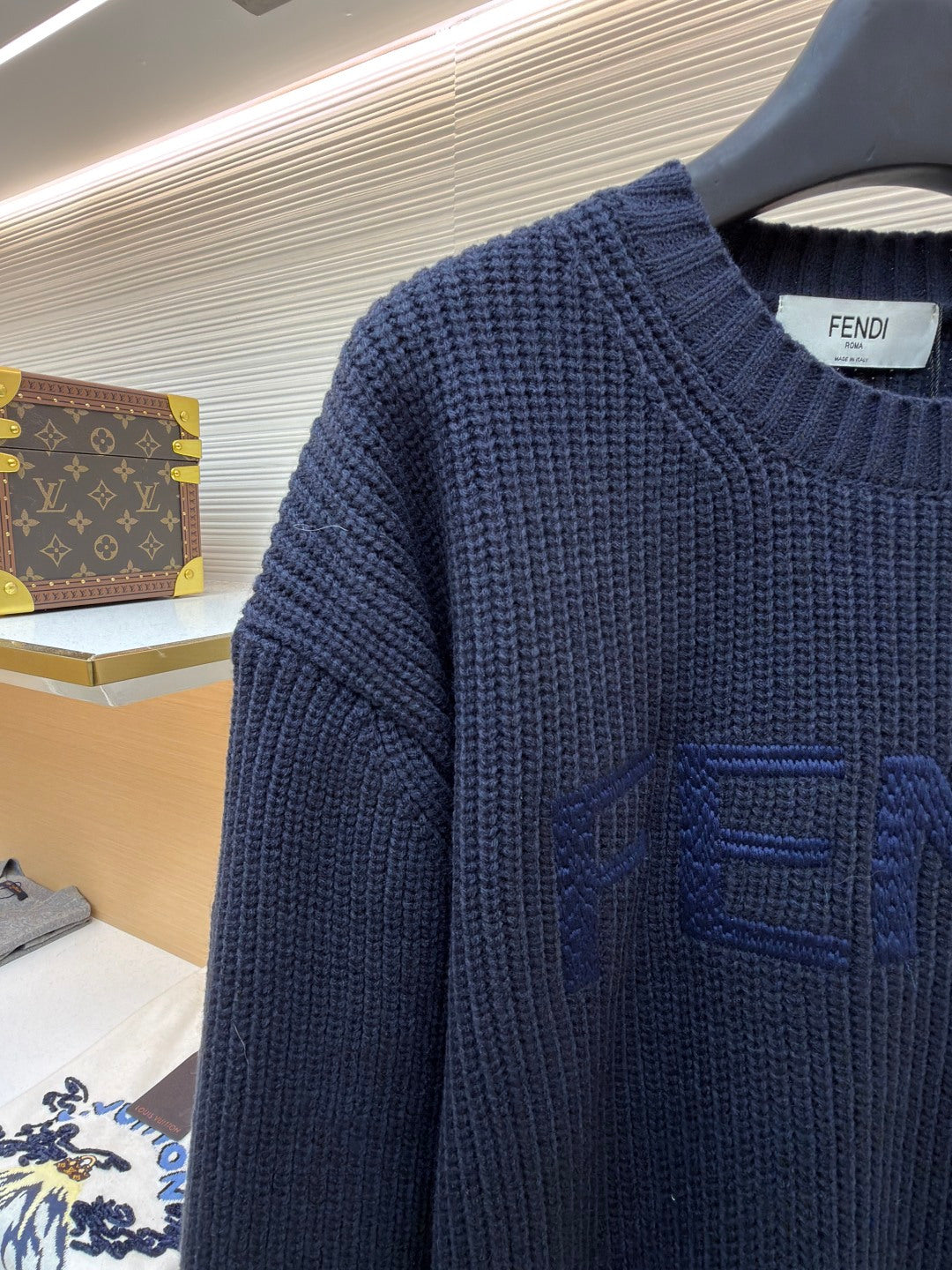 Logo Wool Crewneck Sweater