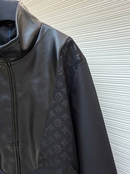 Monogram Leather Jacket
