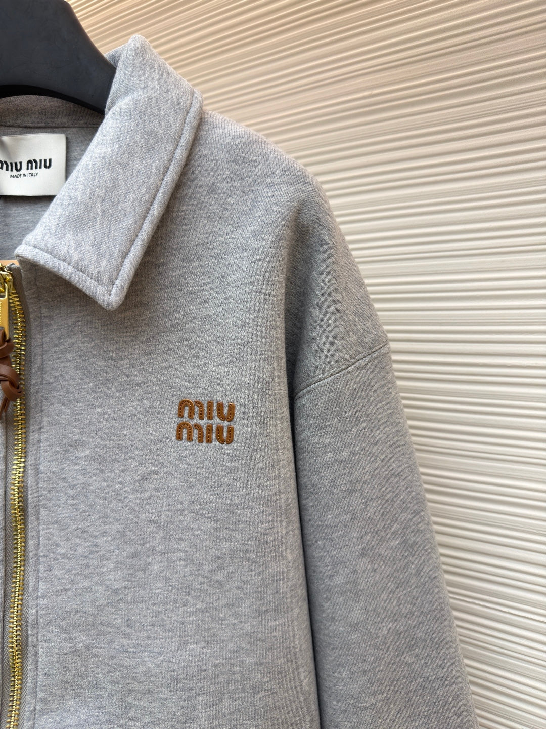 Embroidered Zip Jacket