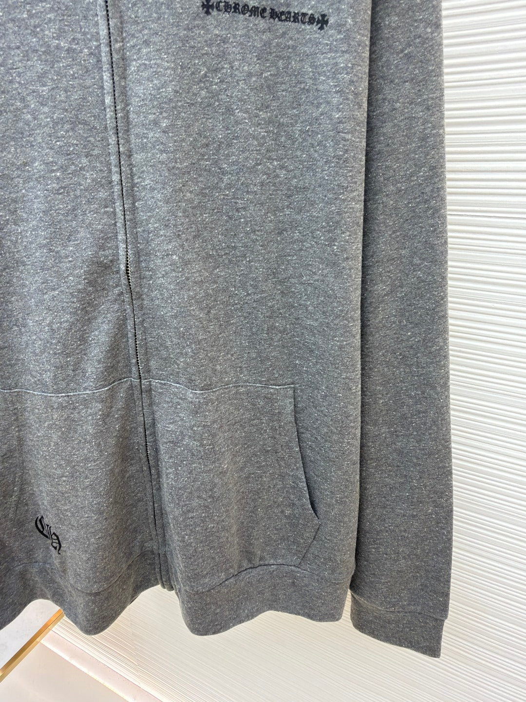 Vine Motif Zip Jacket
