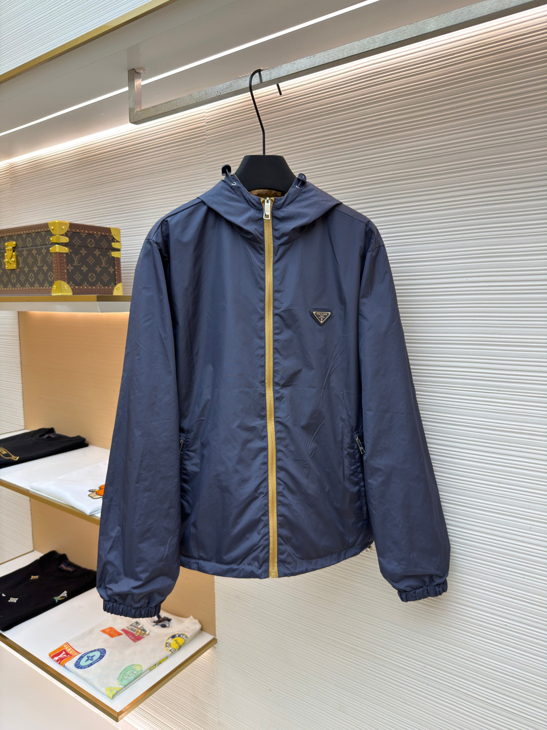 Triangle Logo Hooded Jacket