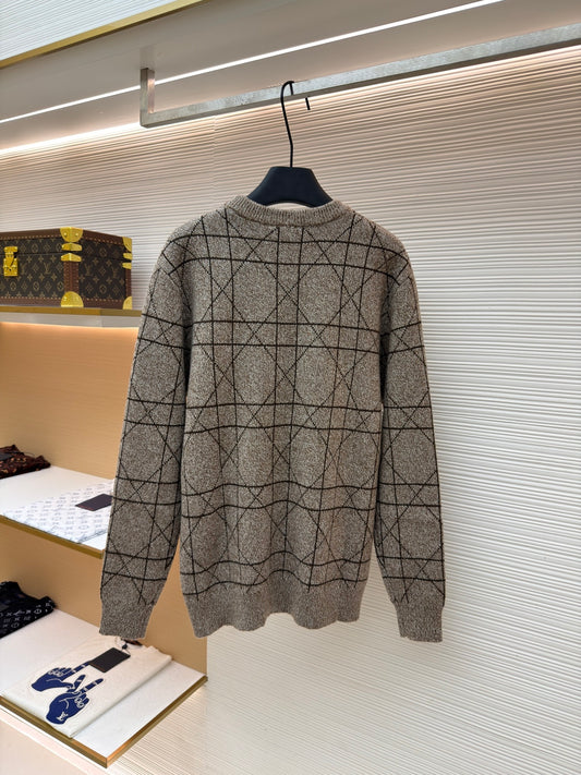 Cannage Wool Crewneck Sweater