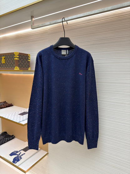 CD Logo Wool Crewneck Sweater