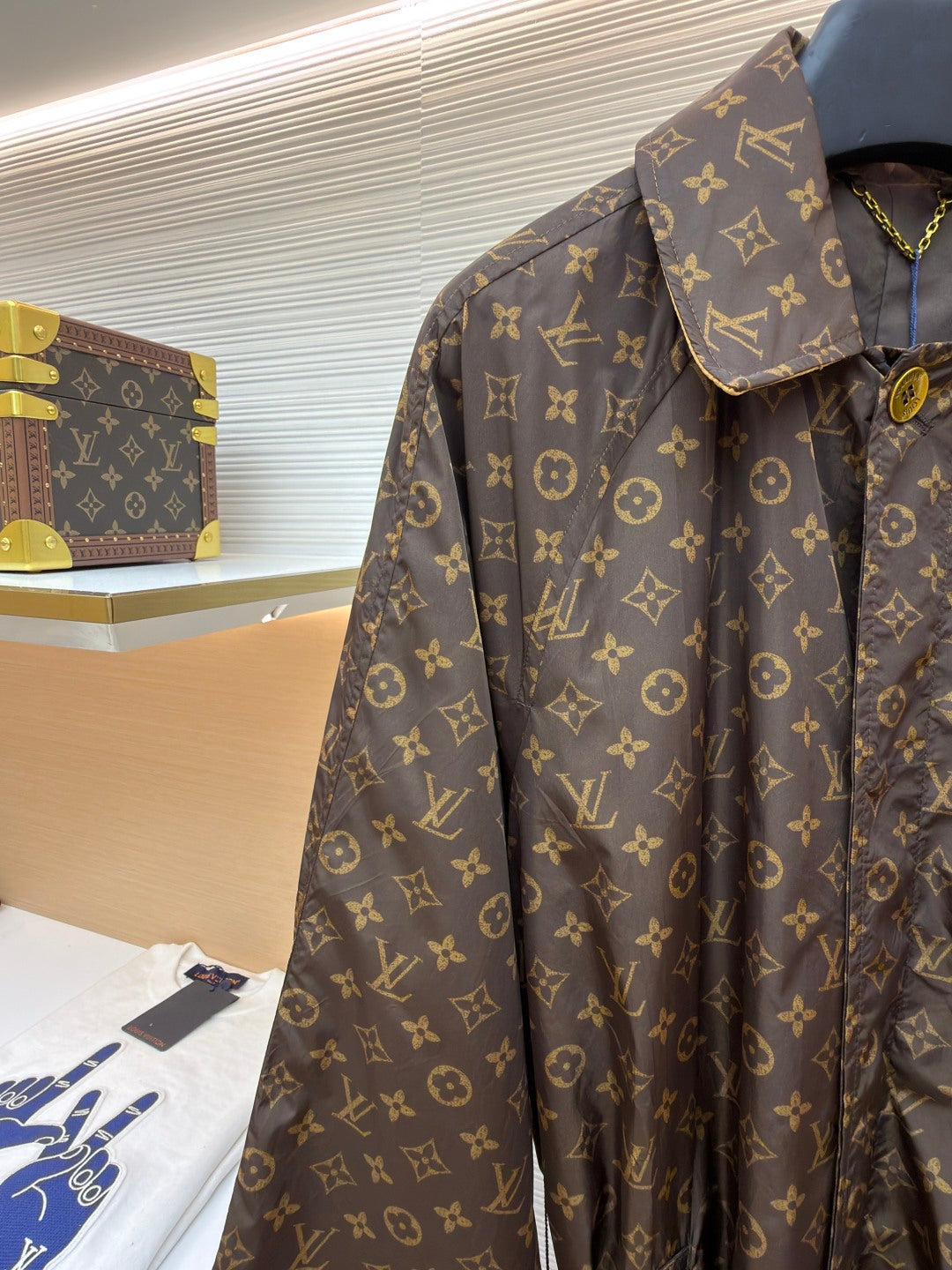 LV Logo Coat