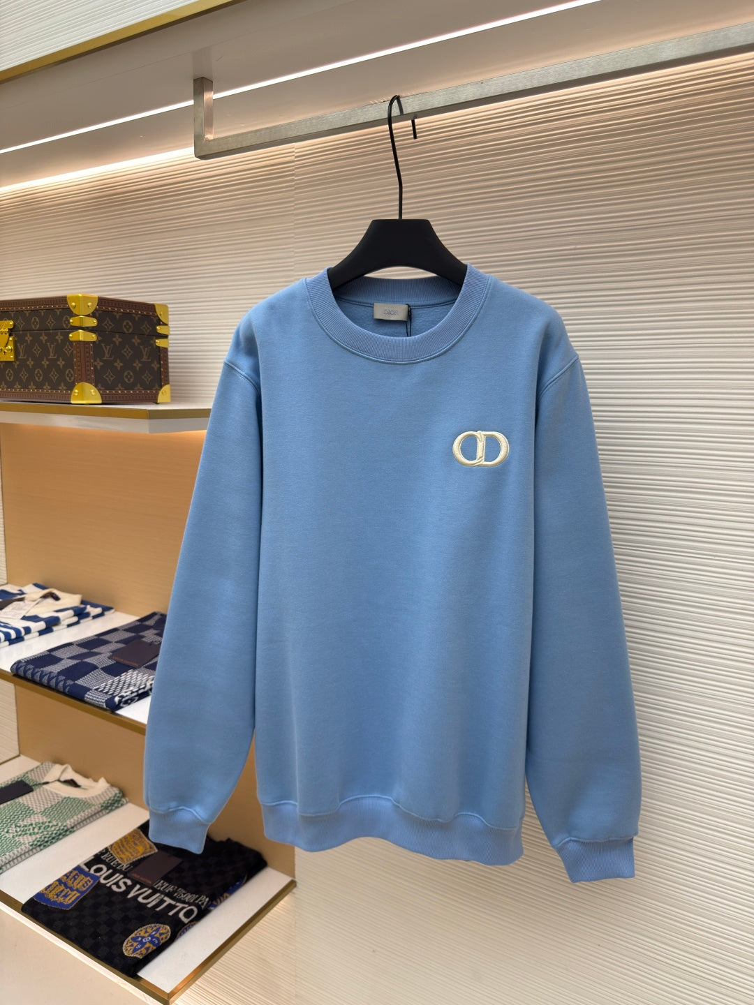 Embroidered Crewneck Sweatshirt