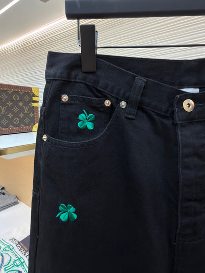 Clover Motif Trousers