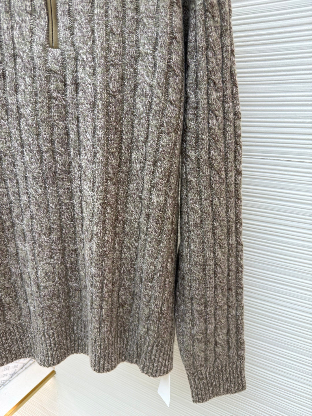 Wool Half-Zip Sweater