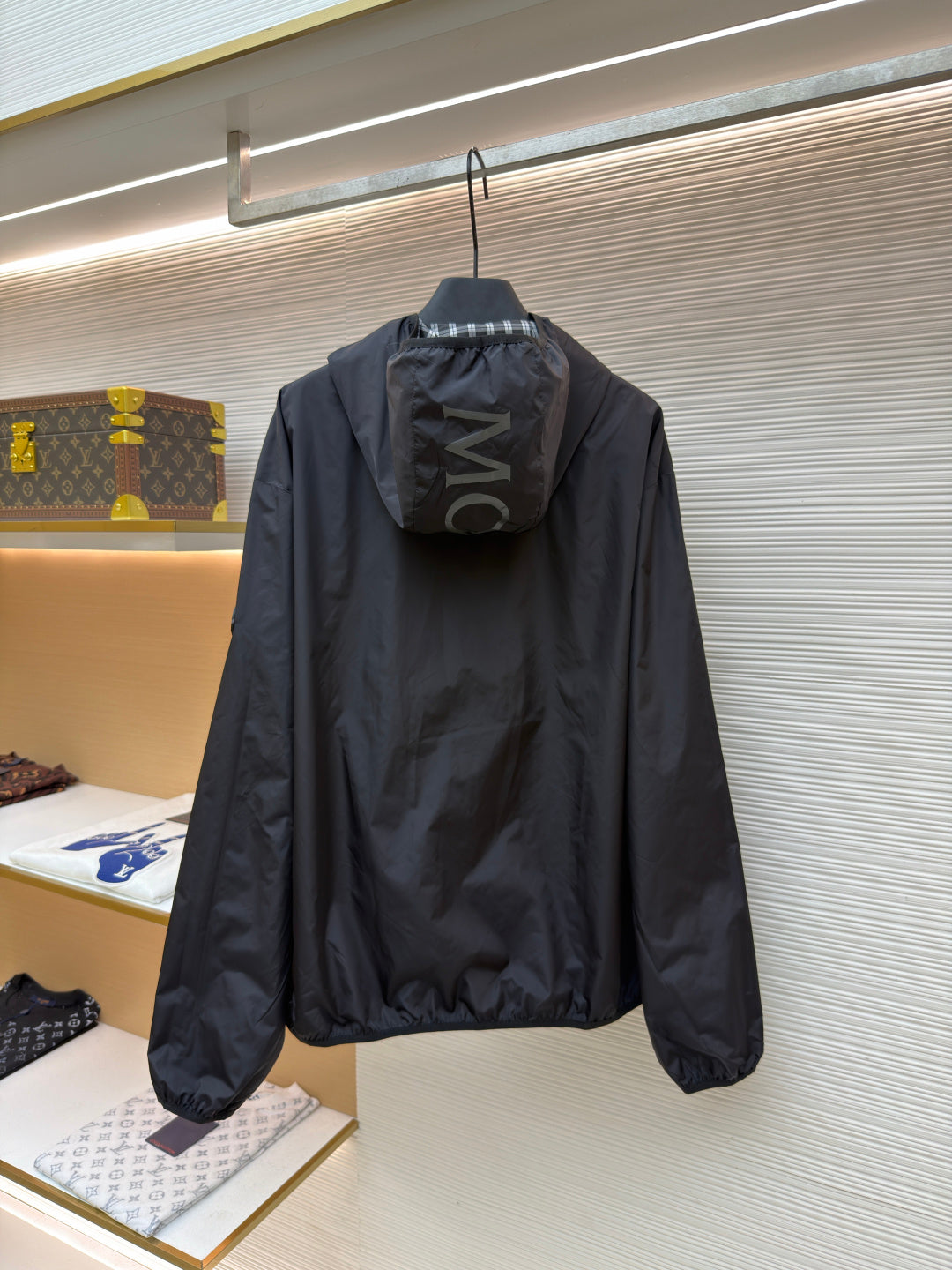 Logo Patch Hooded Jacket