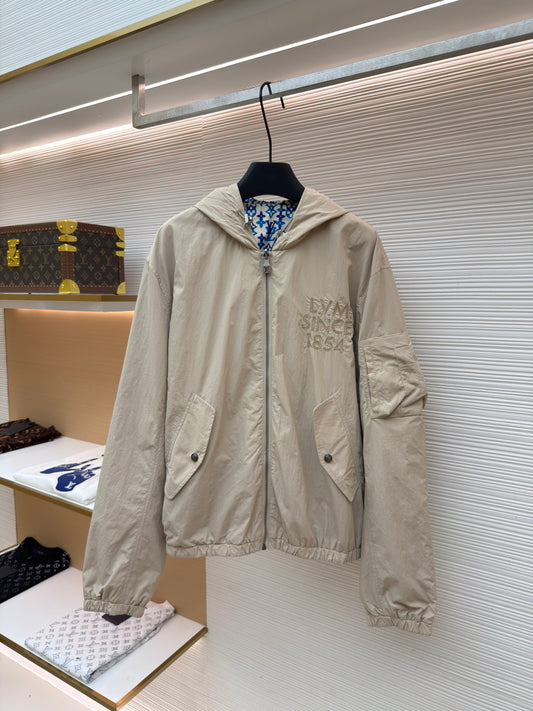 LV Logo Windbreaker Jacket