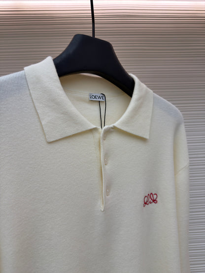 Embroidered Crewneck Sweater
