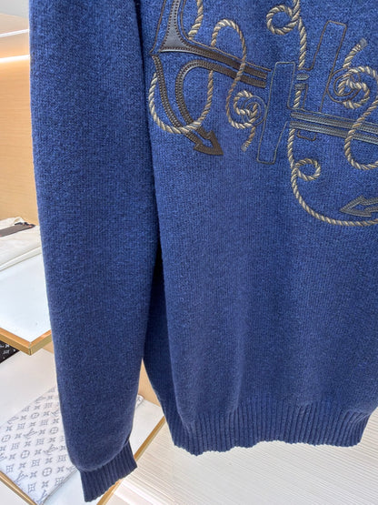 Embroidered Crewneck Sweater