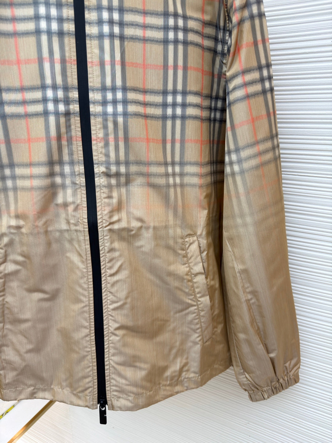 Vintage Check Hooded Jacket