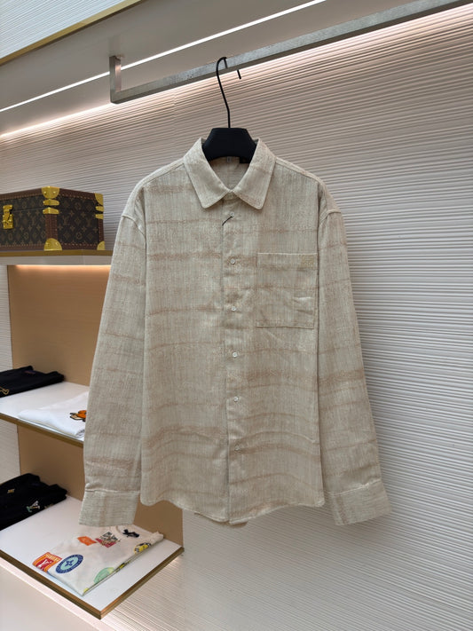 Embroidered Denim Shirt