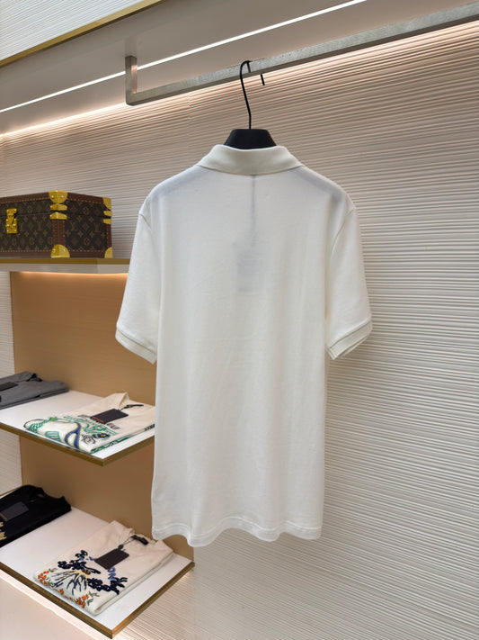 Logo Patch Polo Shirt