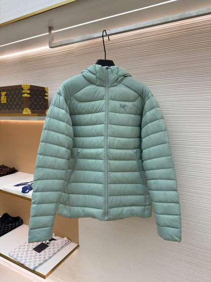 Embroidered Down Jacket