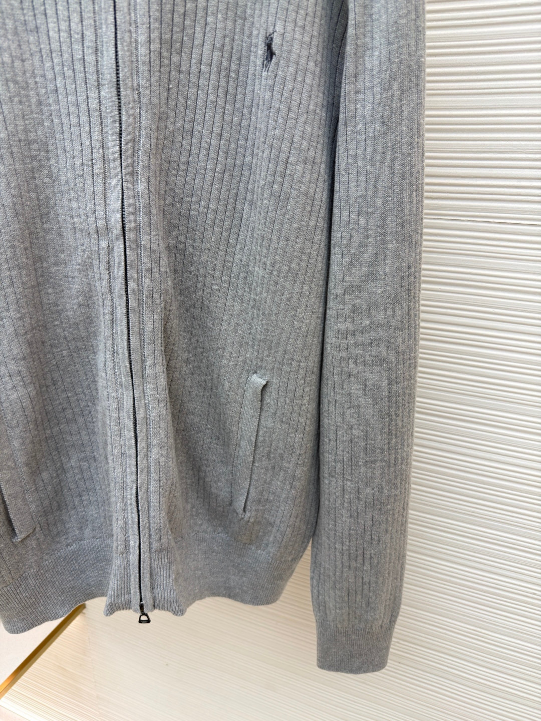 Pony Embroidered Zip Jacket