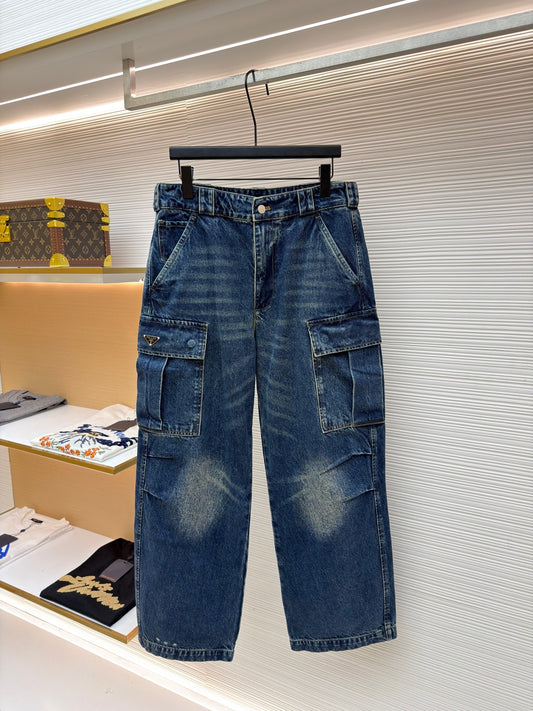 Triangle Logo Jeans