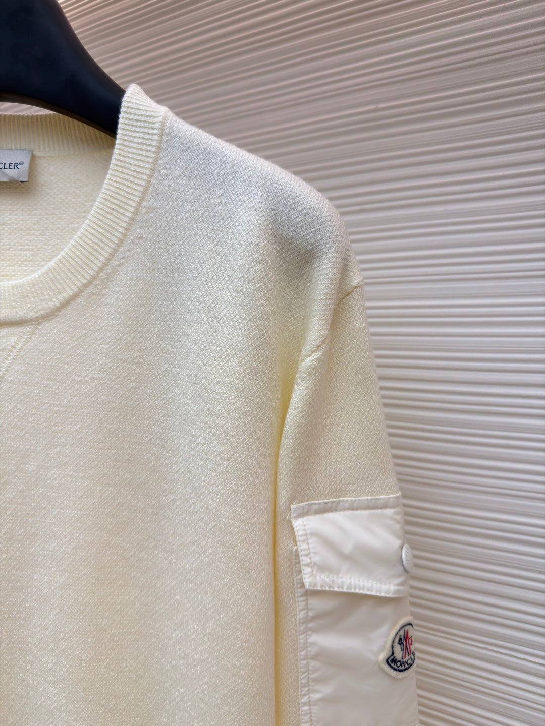 Logo Patch Crewneck Sweater