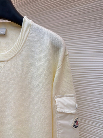 Logo Patch Crewneck Sweater
