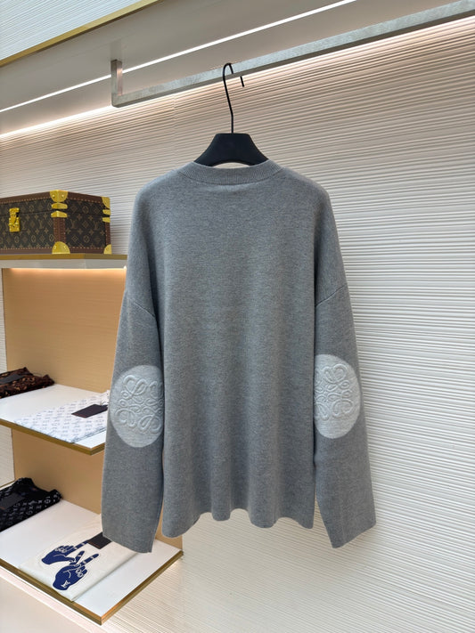 Embroidered Crewneck Sweater